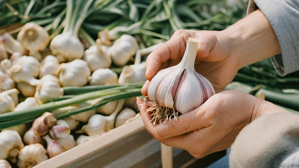 Optimal Timing For Harvesting Garlic