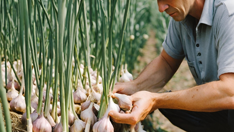 Steps Before Harvesting Garlic