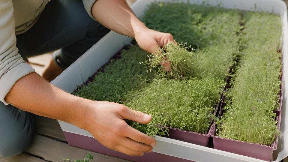 Harvesting And Storing Thyme Microgreens