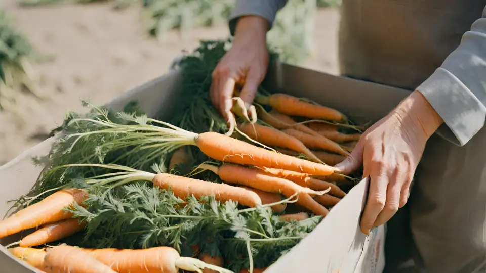 Harvesting And Storing Vernalized Carrots