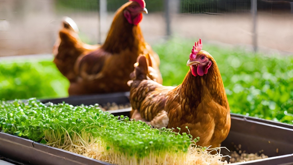Safe Introduction Of Microgreens To Chicken Diets