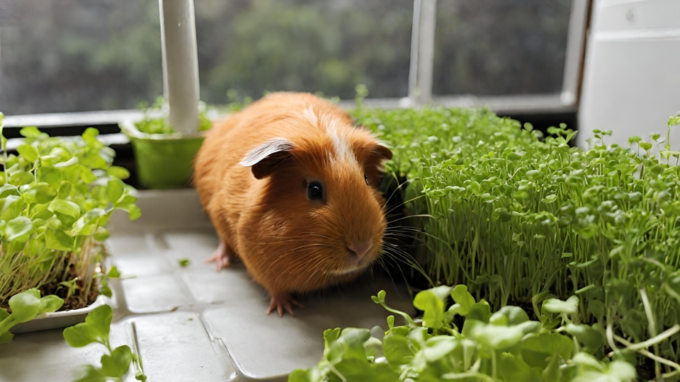 Serving Microgreens To Your Guinea Pig