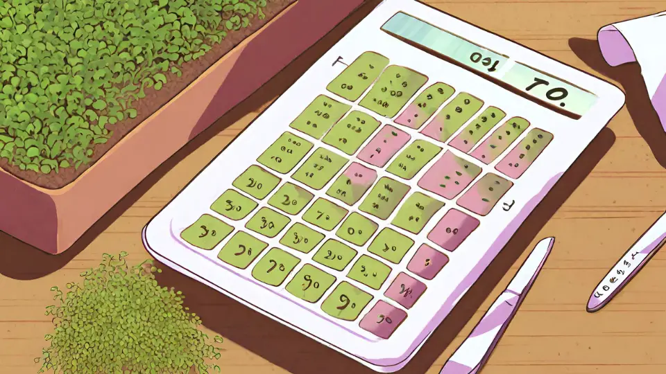 Using The Microgreens Seed Calculator