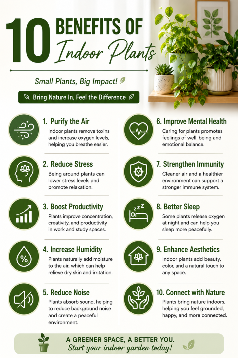 10 Benefits of Indoor Plants