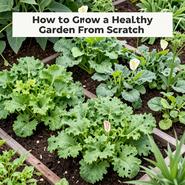 How to Grow a Healthy Garden From Scratch